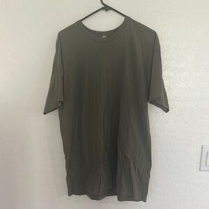 Men’s XL DIXXON green olive short sleeve t shirt casual the perfect‎ tee collar